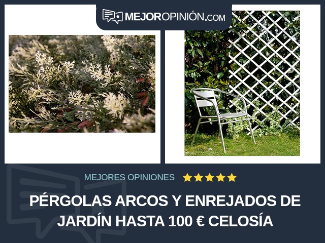 Pérgolas arcos y enrejados de jardín Hasta 100 € Celosía