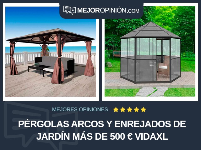 Pérgolas arcos y enrejados de jardín Más de 500 € vidaXL