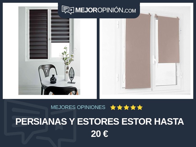 Persianas y estores Estor Hasta 20 €