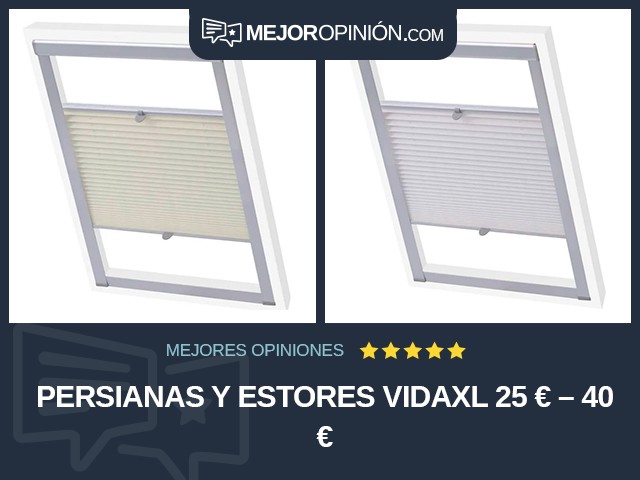 Persianas y estores vidaXL 25 € – 40 €