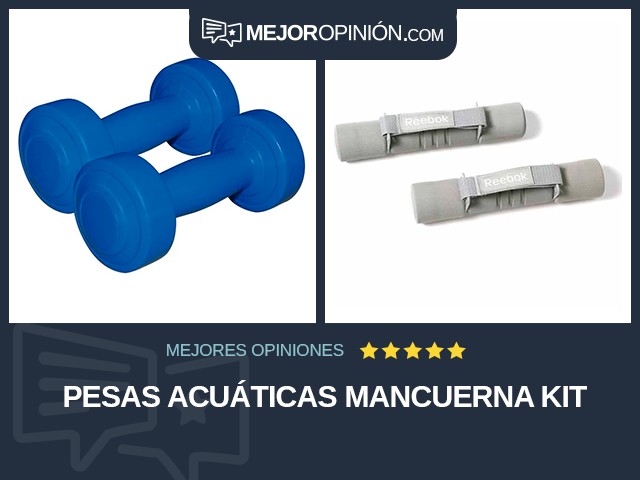 Pesas acuáticas Mancuerna Kit