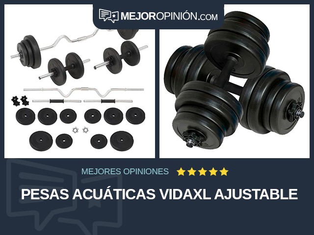 Pesas acuáticas vidaXL Ajustable