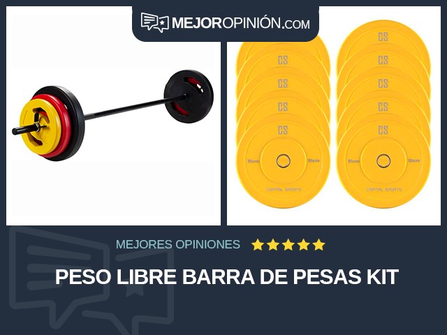 Peso libre Barra de pesas Kit