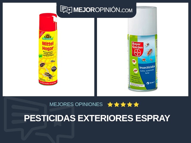 Pesticidas Exteriores Espray