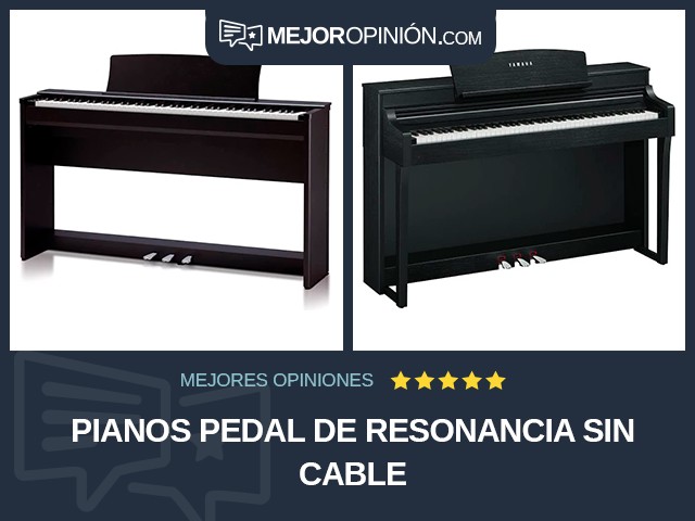 Pianos Pedal de resonancia Sin cable