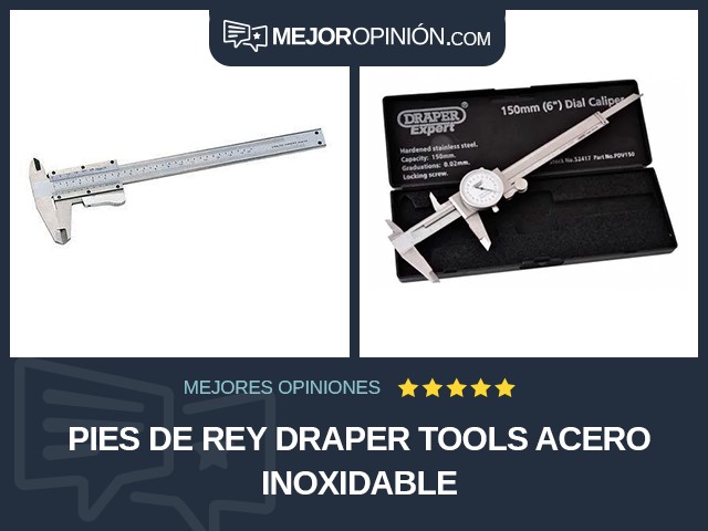 Pies de rey Draper Tools Acero inoxidable