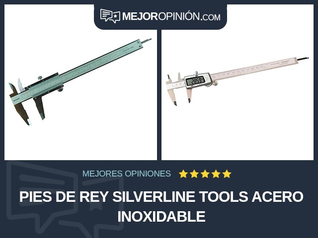 Pies de rey Silverline Tools Acero inoxidable