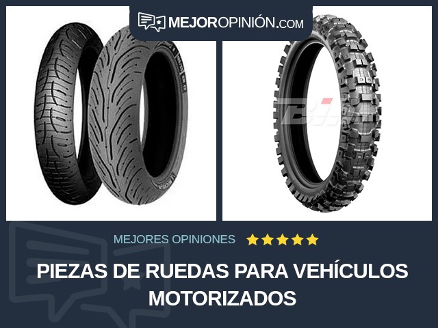 Piezas de ruedas para vehículos motorizados