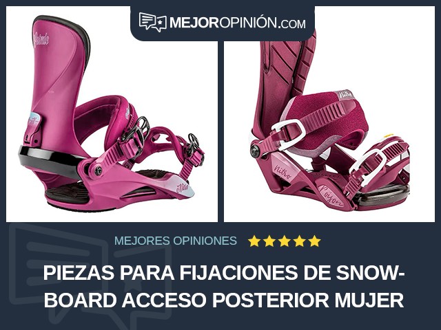 Piezas para fijaciones de snowboard Acceso posterior Mujer