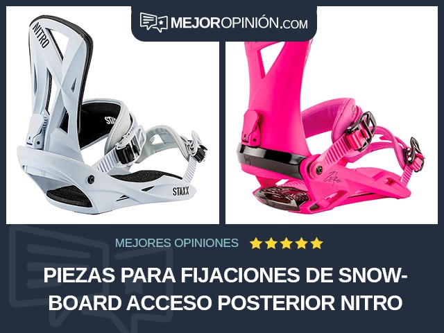 Piezas para fijaciones de snowboard Acceso posterior Nitro