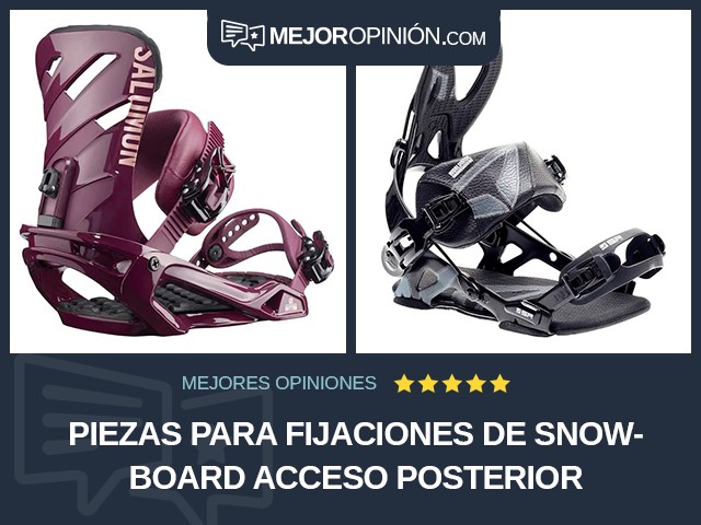 Piezas para fijaciones de snowboard Acceso posterior