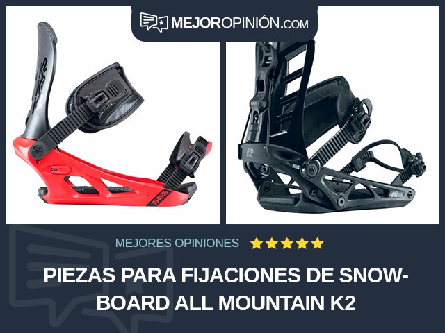 Piezas para fijaciones de snowboard All mountain K2