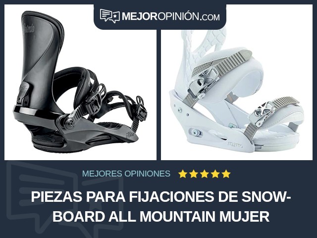 Piezas para fijaciones de snowboard All mountain Mujer