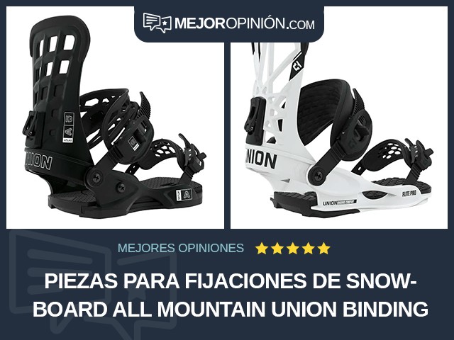 Piezas para fijaciones de snowboard All mountain Union Binding Company