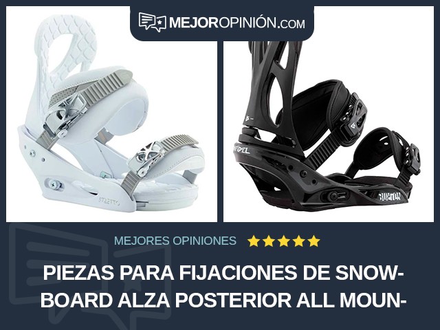 Piezas para fijaciones de snowboard Alza posterior All mountain