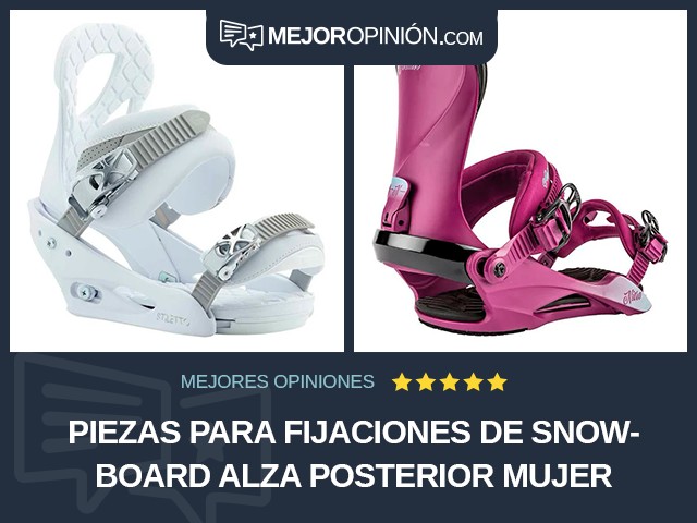 Piezas para fijaciones de snowboard Alza posterior Mujer