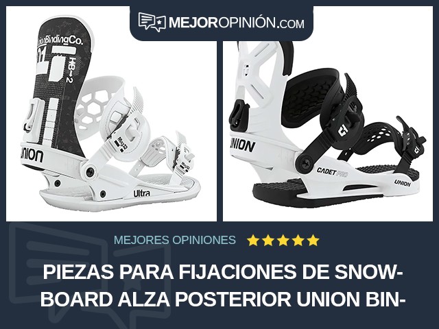 Piezas para fijaciones de snowboard Alza posterior Union Binding Company