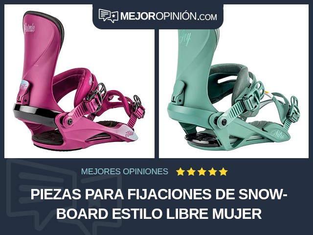 Piezas para fijaciones de snowboard Estilo libre Mujer