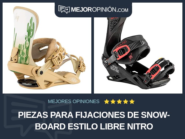 Piezas para fijaciones de snowboard Estilo libre Nitro