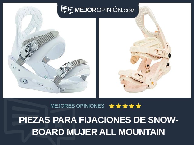 Piezas para fijaciones de snowboard Mujer All mountain