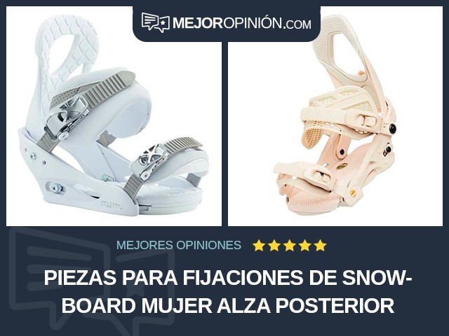 Piezas para fijaciones de snowboard Mujer Alza posterior