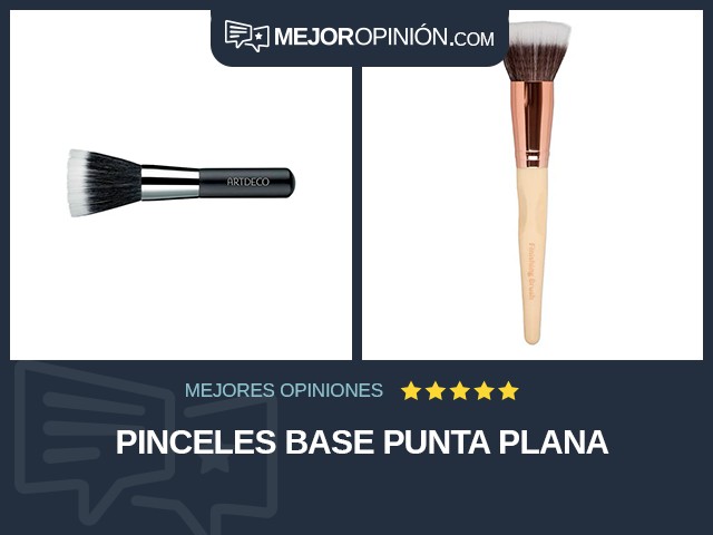 Pinceles Base Punta plana