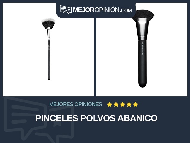 Pinceles Polvos Abanico