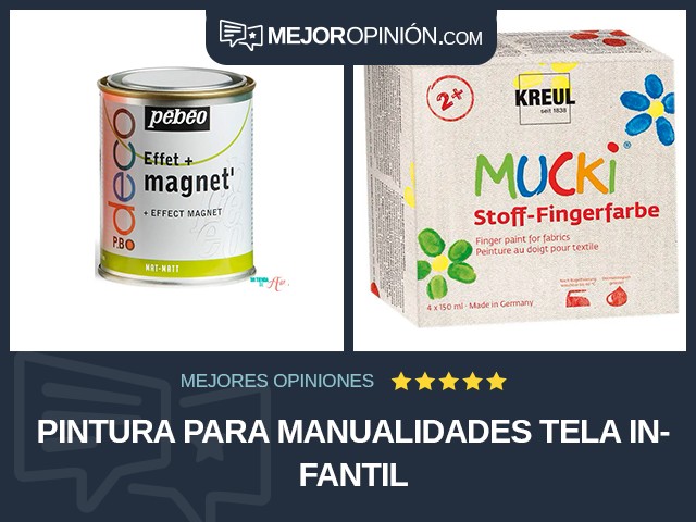 Pintura para manualidades Tela Infantil