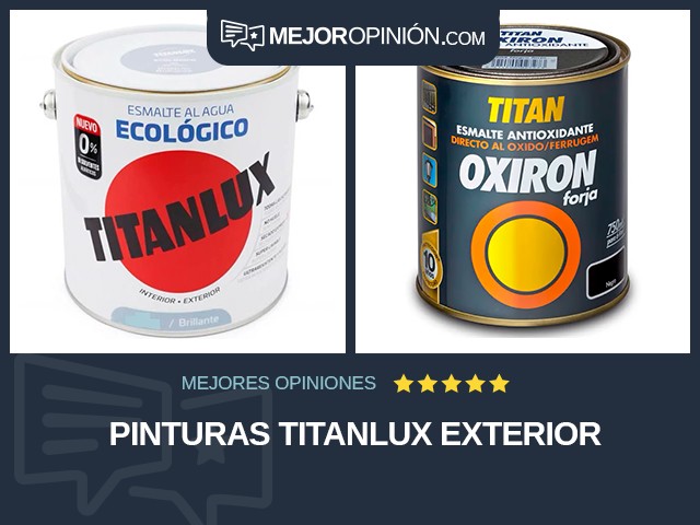 Pinturas Titanlux Exterior