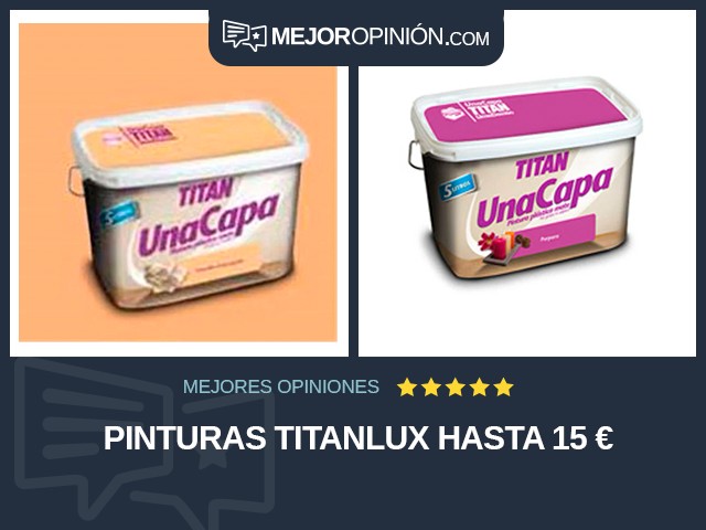 Pinturas Titanlux Hasta 15 €