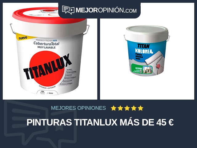 Pinturas Titanlux Más de 45 €