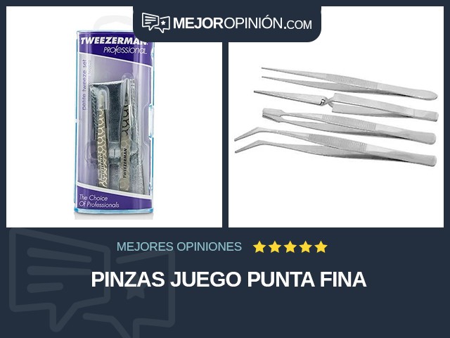 Pinzas Juego Punta fina