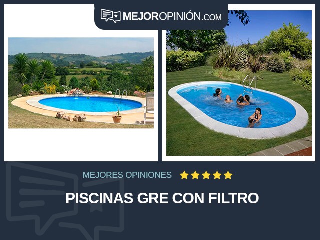 Piscinas GRE Con filtro