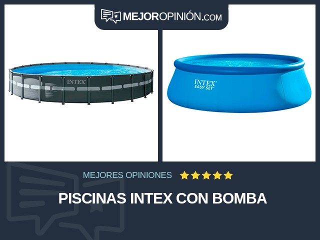 Piscinas Intex Con bomba