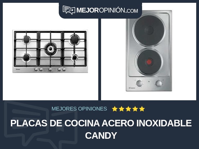 Placas de cocina Acero inoxidable Candy