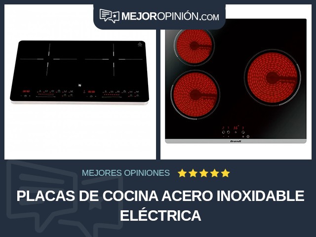 Placas de cocina Acero inoxidable Eléctrica