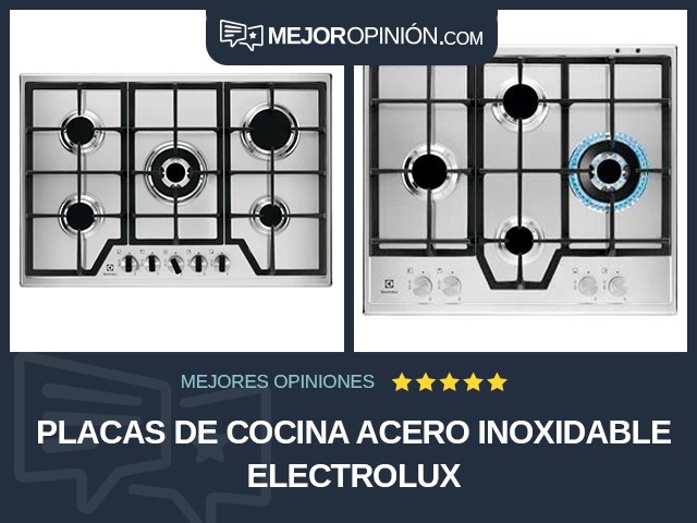 Placas de cocina Acero inoxidable Electrolux