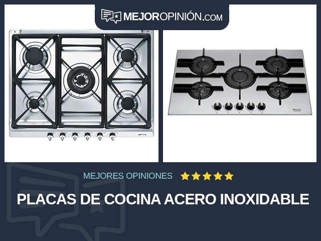 Placas de cocina Acero inoxidable