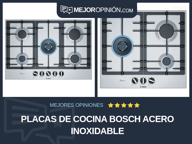 Placas de cocina Bosch Acero inoxidable