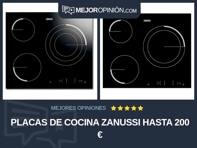 Placas de cocina Zanussi Hasta 200 €