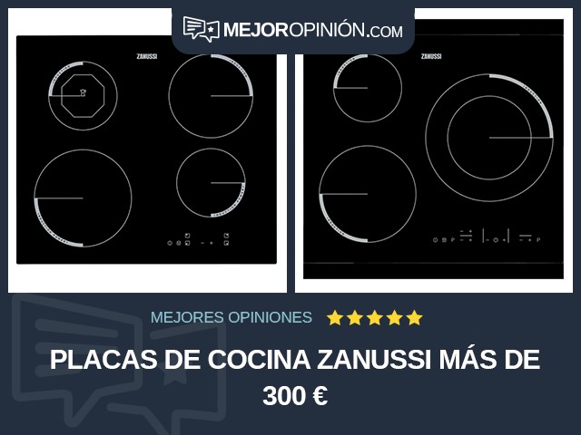 Placas de cocina Zanussi Más de 300 €