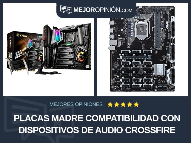 Placas madre Compatibilidad con dispositivos de audio Crossfire