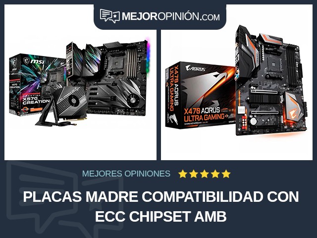 Placas madre Compatibilidad con ECC Chipset AMB