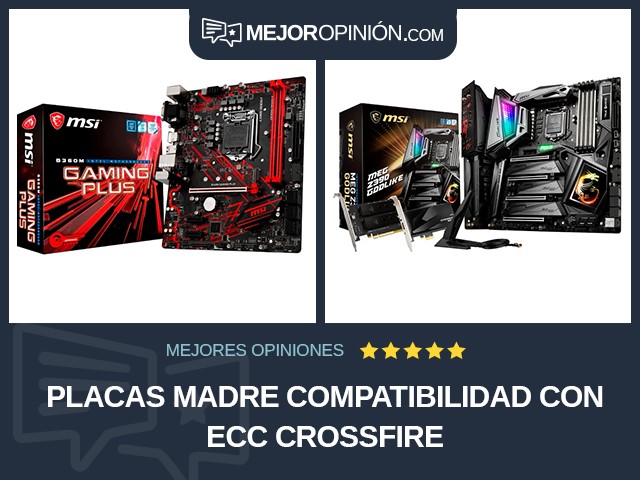 Placas madre Compatibilidad con ECC Crossfire