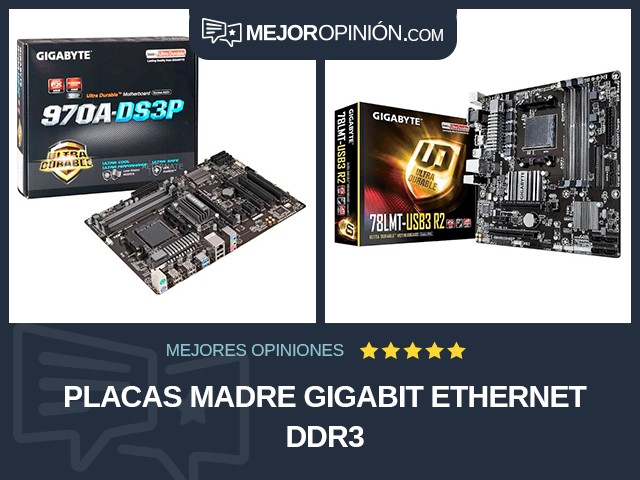 Placas madre Gigabit Ethernet DDR3