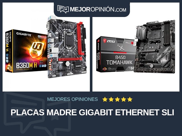 Placas madre Gigabit Ethernet SLI