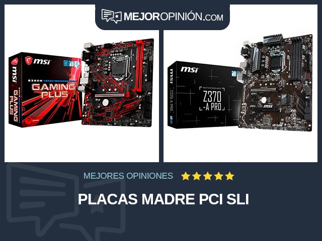 Placas madre PCI SLI