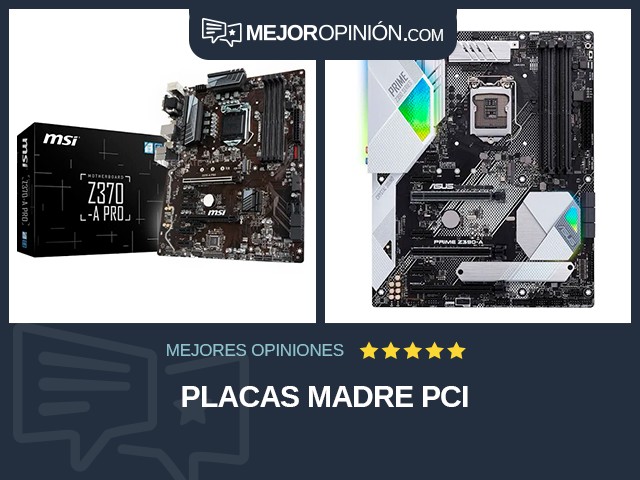 Placas madre PCI