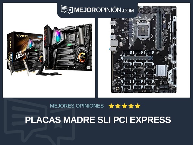 Placas madre SLI PCI Express