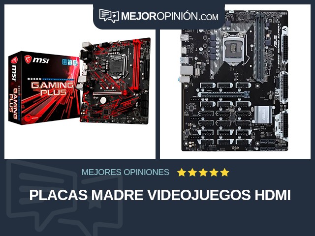 Placas madre Videojuegos HDMI